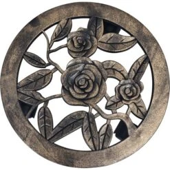 UNIQUEChariots Pour Plantes 6 Pcs Bronze 30 Cm Plastique3,62 Kg,Magnifique & Montage Facile67220 -Outsunny Eda Magasin 90130796 3