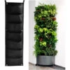 Sacs De Plantes Suspendus Jardin Vertical 7 Poches Sac De Plantes Mural Vertical Intérieur Extérieur Mur De Jardin Vertical Pour Cour Jardin Balcon Décoration De La Maison,10030cm -Outsunny Eda Magasin 90766293 1
