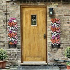 Sacs De Plantes Suspendus Jardin Vertical 7 Poches Sac De Plantes Mural Vertical Intérieur Extérieur Mur De Jardin Vertical Pour Cour Jardin Balcon Décoration De La Maison,10030cm -Outsunny Eda Magasin 90766293 3