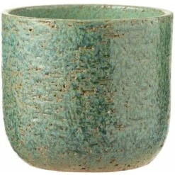 Cachepot Leo Ceramique Vert Xlarge 22x22x20cm