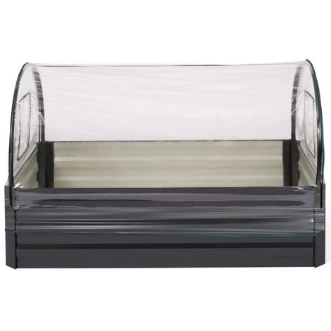 Carré Potager En Métal Avec Housse Châssis Rectangulaire 115x80 CM Gris Anthracite 7 Carré Potager En Métal Avec Housse Châssis Rectangulaire 115x80 CM Gris Anthracite – Image 5