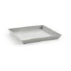 ECOPOTS Soucoupe Square 50 Blanc Gris - 43 X 43 X H. 3,5 Cm -Outsunny Eda Magasin 93934933 1