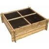 Carré Potager Aroma - 100 X 100 X 30 Cm -Outsunny Eda Magasin 94211415 1