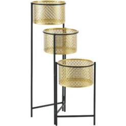 Nova 3 Coffre-t-coloré à Or Intérieur Et Structure De Pliage De Pliage Noir 10 Nova 3 Coffre-t-coloré à Or Intérieur Et Structure De Pliage De Pliage Noir -Outsunny Eda Magasin 94572692 4