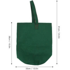 4Pcs Sacs De Culture Inversés Suspendus Pour Tomates Et Fraises, Sacs De Floriculture, Sacs De Semis, Verts -Outsunny Eda Magasin 95225178 5