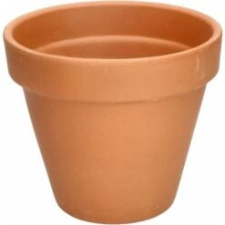 KOTARBAU Lot De 2 Pots De Fleurs En Terre Cuite Ø 17 Cm Avec Bord Pour L'intérieur Et Le Jardin -Outsunny Eda Magasin 95292480 4