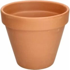 KOTARBAU Lot De 2 Pots De Fleurs En Terre Cuite Ø 19 Cm Avec Bord Pour L'intérieur Et Le Jardin -Outsunny Eda Magasin 95292491 3