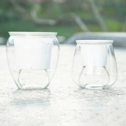 Pot à Orchidée Transparent, Pot à Fleurs élégant En Plastique, Plante Verte Charnue Par Pot De Fleur Paresseux En Plastique Absorbant Automatique Pot De Fleur - MODOU -Outsunny Eda Magasin 95442639 4