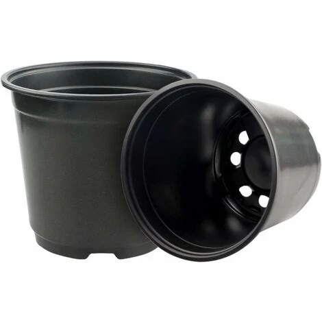 Lot De 50 Pots De Fleurs En Plastique Noir De 15 Cm Pour Plantes Succulentes, Légumes Et Boutures Zhuoxuan 7 Lot De 50 Pots De Fleurs En Plastique Noir De 15 Cm Pour Plantes Succulentes, Légumes Et Boutures Zhuoxuan – Image 5