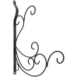 Support Mural Crochet Suspendu En MéTal IntéRieur ExtéRieur Crochet De Suspension DéCoratif Pour Suspendre Plante Fleur Panier Pot Mangeoire à Oiseaux