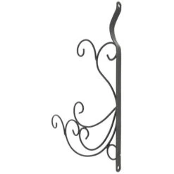 Support Mural Crochet Suspendu En MéTal IntéRieur ExtéRieur Crochet De Suspension DéCoratif Pour Suspendre Plante Fleur Panier Pot Mangeoire à Oiseaux -Outsunny Eda Magasin 96144752 5