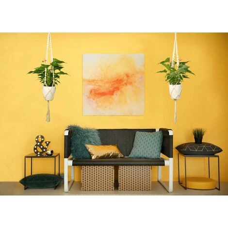 Support Et Plateau Pour Jardinière Lot De 4 Suspension Corde Plante Macramé Porte Pot Suspendu Plante Cintre Intérieur Extérieur Décoration Du Jardin Avec - 41 Pouces, 4 Jambes En Corde 6 Support Et Plateau Pour Jardinière Lot De 4 Suspension Corde Plante Macramé Porte Pot Suspendu Plante Cintre Intérieur Extérieur Décoration Du Jardin Avec - 41 Pouces, 4 Jambes En Corde – Image 4