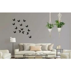 Lot De 4 Suspension Corde Plante Macramé Porte Pot Suspendu Plante Cintre Intérieur Extérieur Décoration Du Jardin Avec - 41 Pouces, 4 Jambes En Corde -Outsunny Eda Magasin 96374442 5