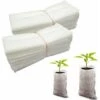 Lot De 100 Sacs De Plantation, Biodégradables, En Tissu Non Tissé, Sacs à Plantes, Durables, Pour Plantes, Fleurs, Jardins (18 X 22 Cm) -Outsunny Eda Magasin 96840825 1