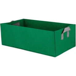 Sac De Plantation Non Tissé épaissi Sac De Plantation De Beauté Rectangulaire Sac De Plantation Sac De Semis Pot De Fleur Balcon Sac De Plantation Herbe Verte Grand