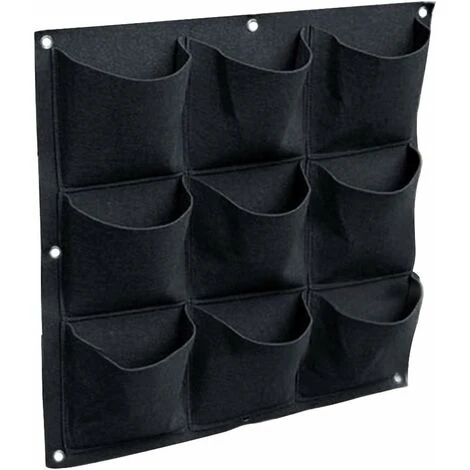 Sacs De Plantation, Jardinière Verte Verticale Avec 9 Poches, Sac De Plantes Pour Accrocher Des Sacs De Fleurs Pour Balcon Et Terrasse Mur Verdissement Maison Mur Balcon Jardin 3 Sacs De Plantation, Jardinière Verte Verticale Avec 9 Poches, Sac De Plantes Pour Accrocher Des Sacs De Fleurs Pour Balcon Et Terrasse Mur Verdissement Maison Mur Balcon Jardin